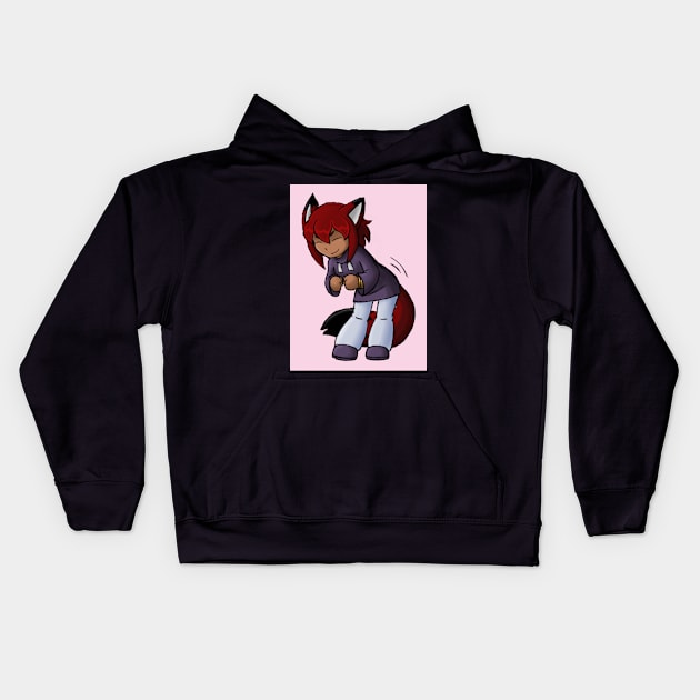 Rubi Booty Shake Kids Hoodie by Firestorm Fox